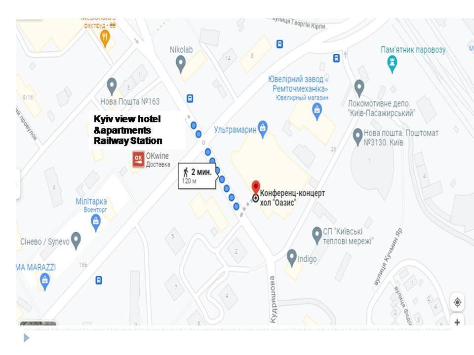 Modern New Cozy Apartment Kvartet Railway Station Киев Екстериор снимка
